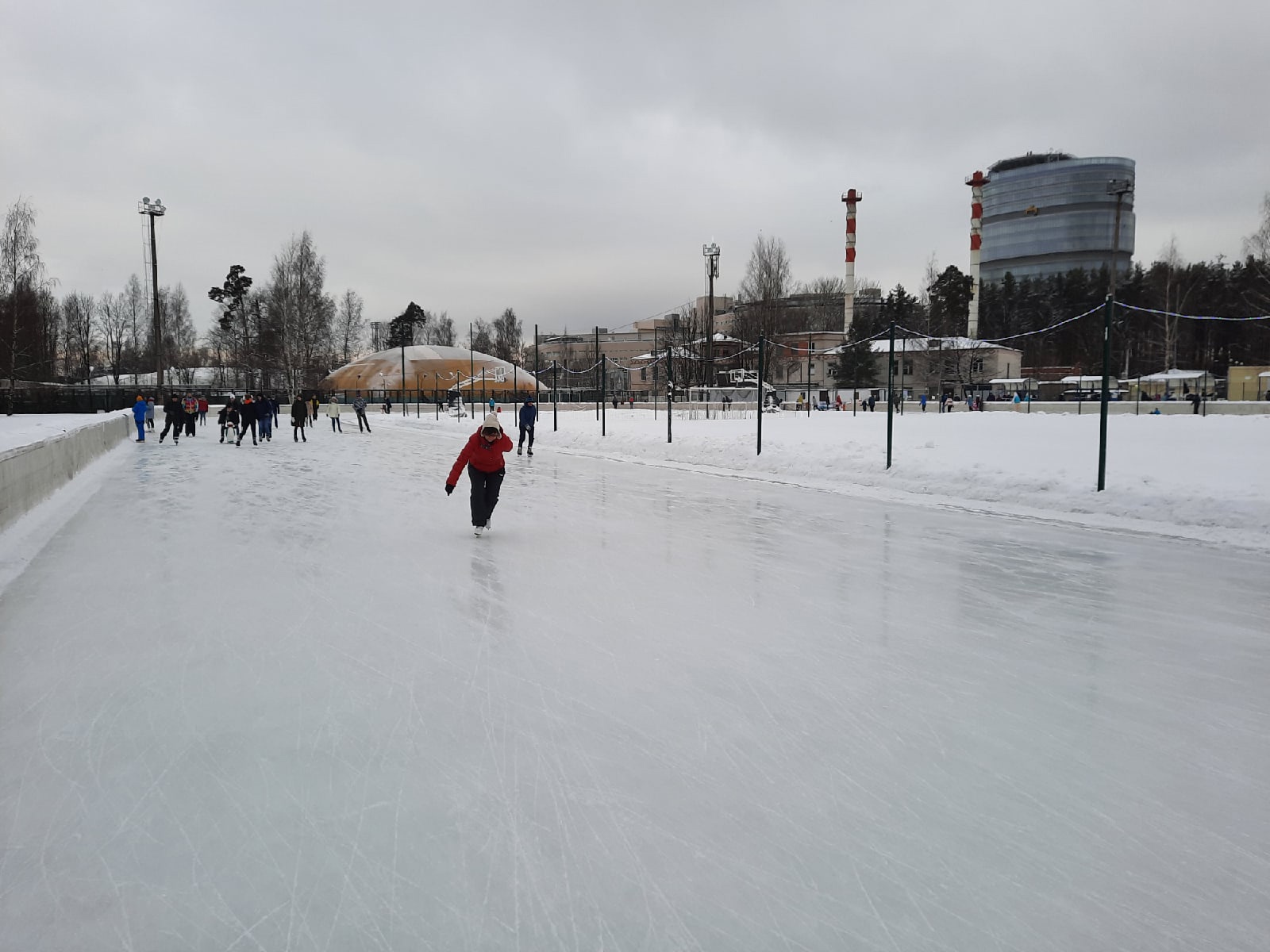 Skating rink in Udelny Park