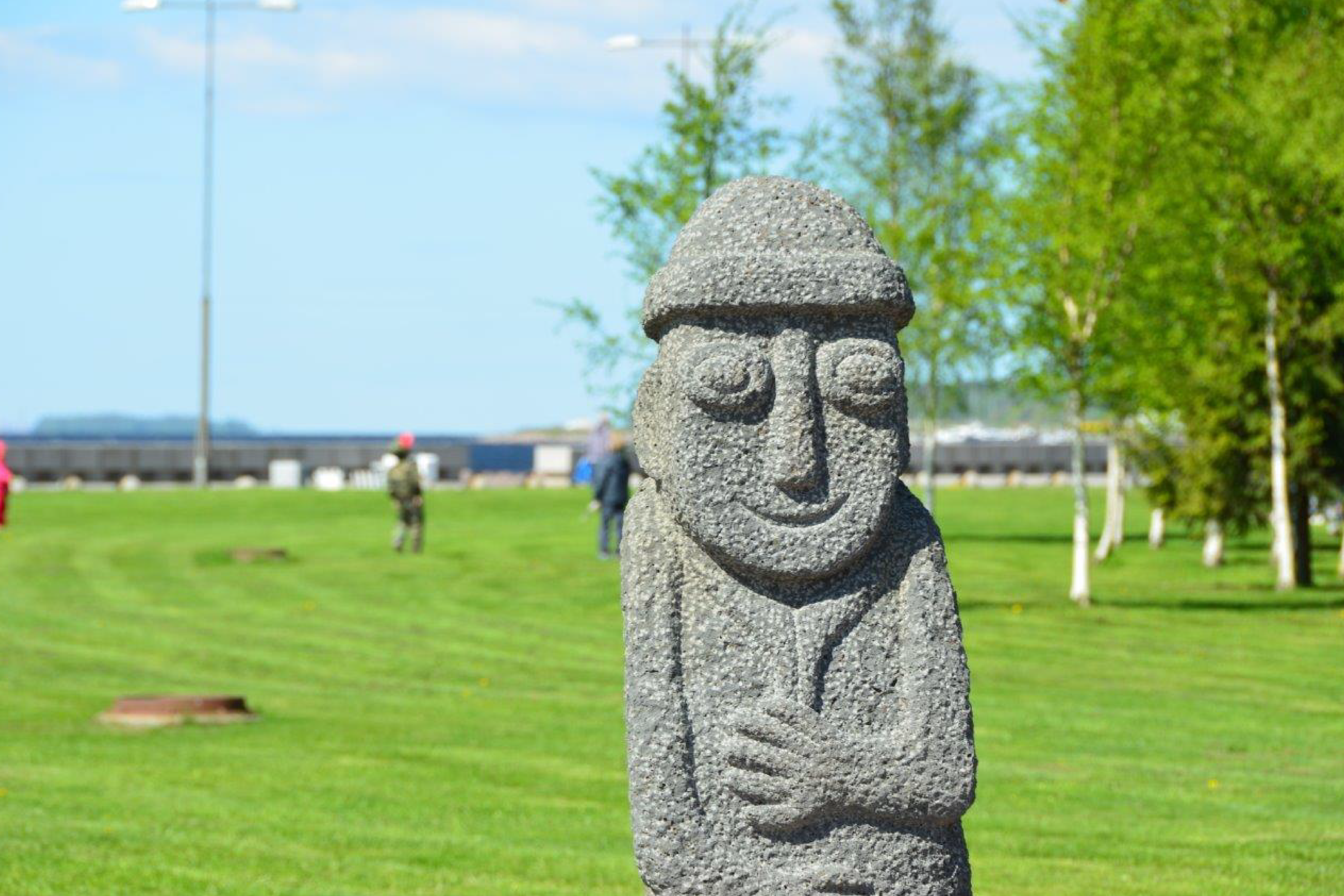 Корейские каменные статуи «Дольхарбан», (Парк 300-летия Санкт-Петербурга)