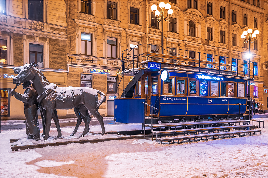 Monument to the horse-drawn tram
