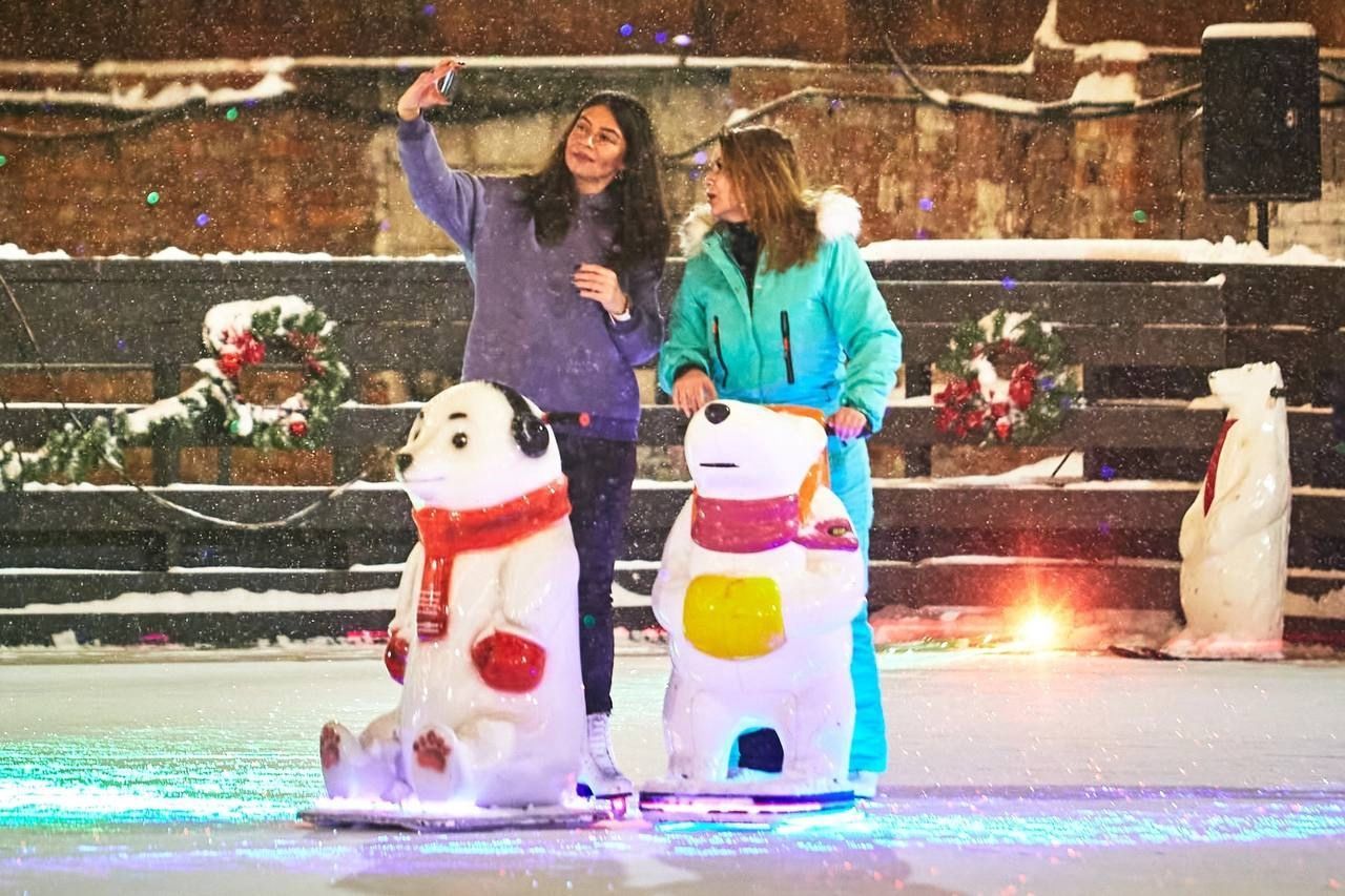 Лазерный каток в культурном квартале «Брусницын»