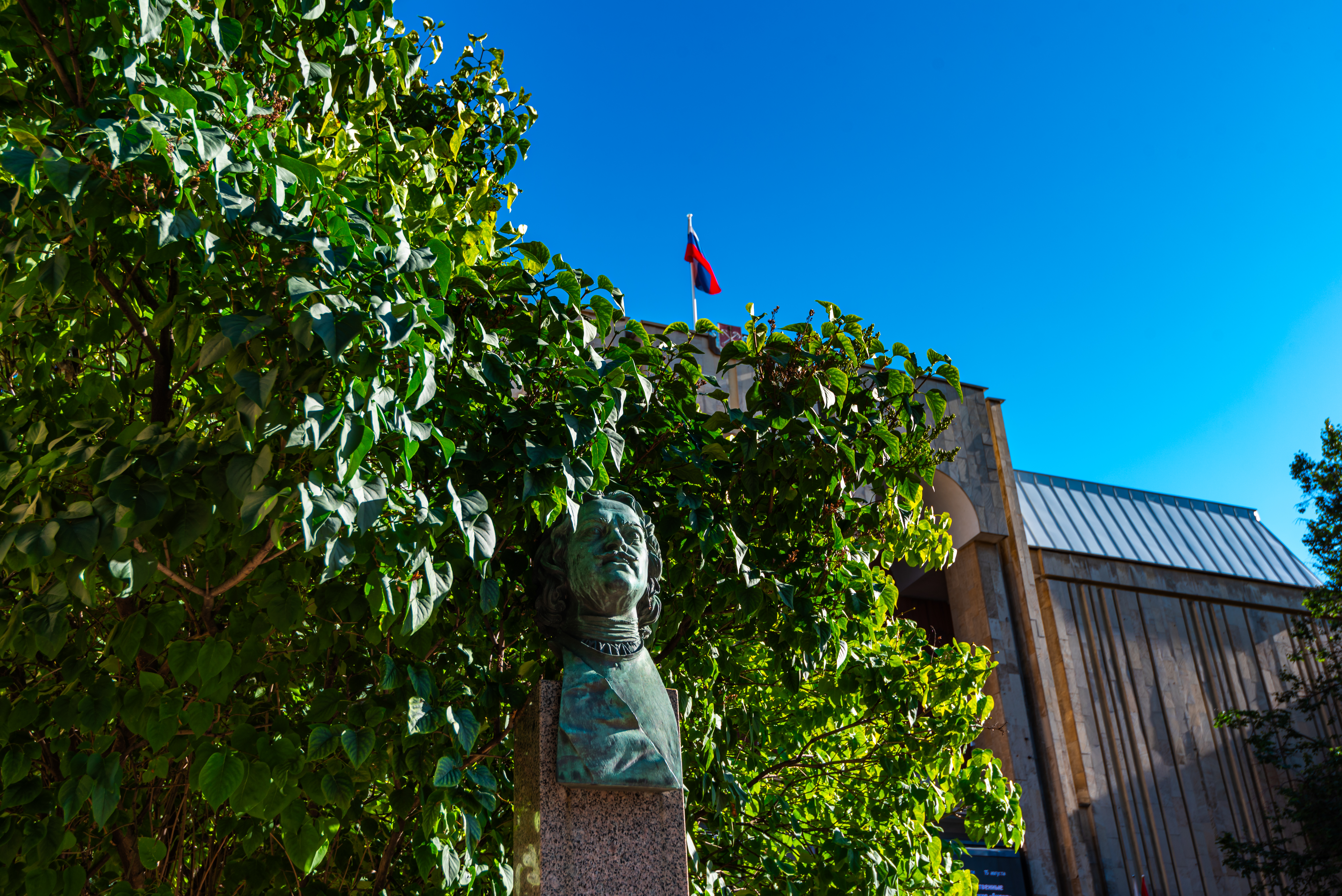 Bust of Peter I at Bolshaya Monetnaya