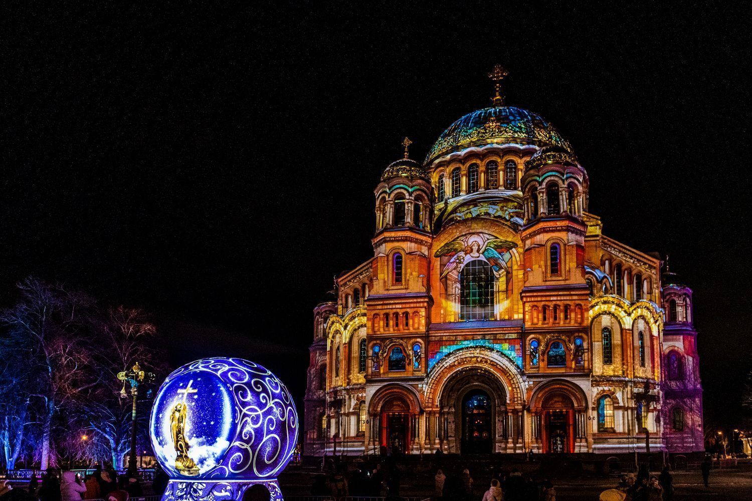 #ЕдемвПетербург на мультимедийное шоу в Кронштадте